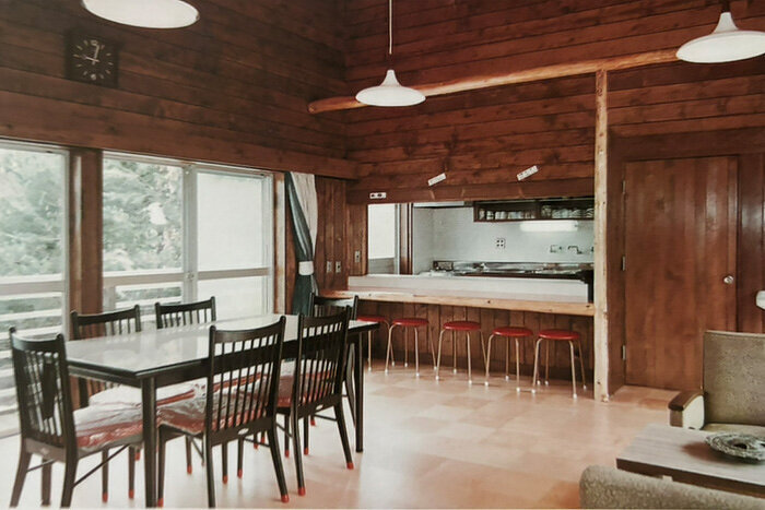 山の家；初代木曽初代木曽駒山荘内駒山荘